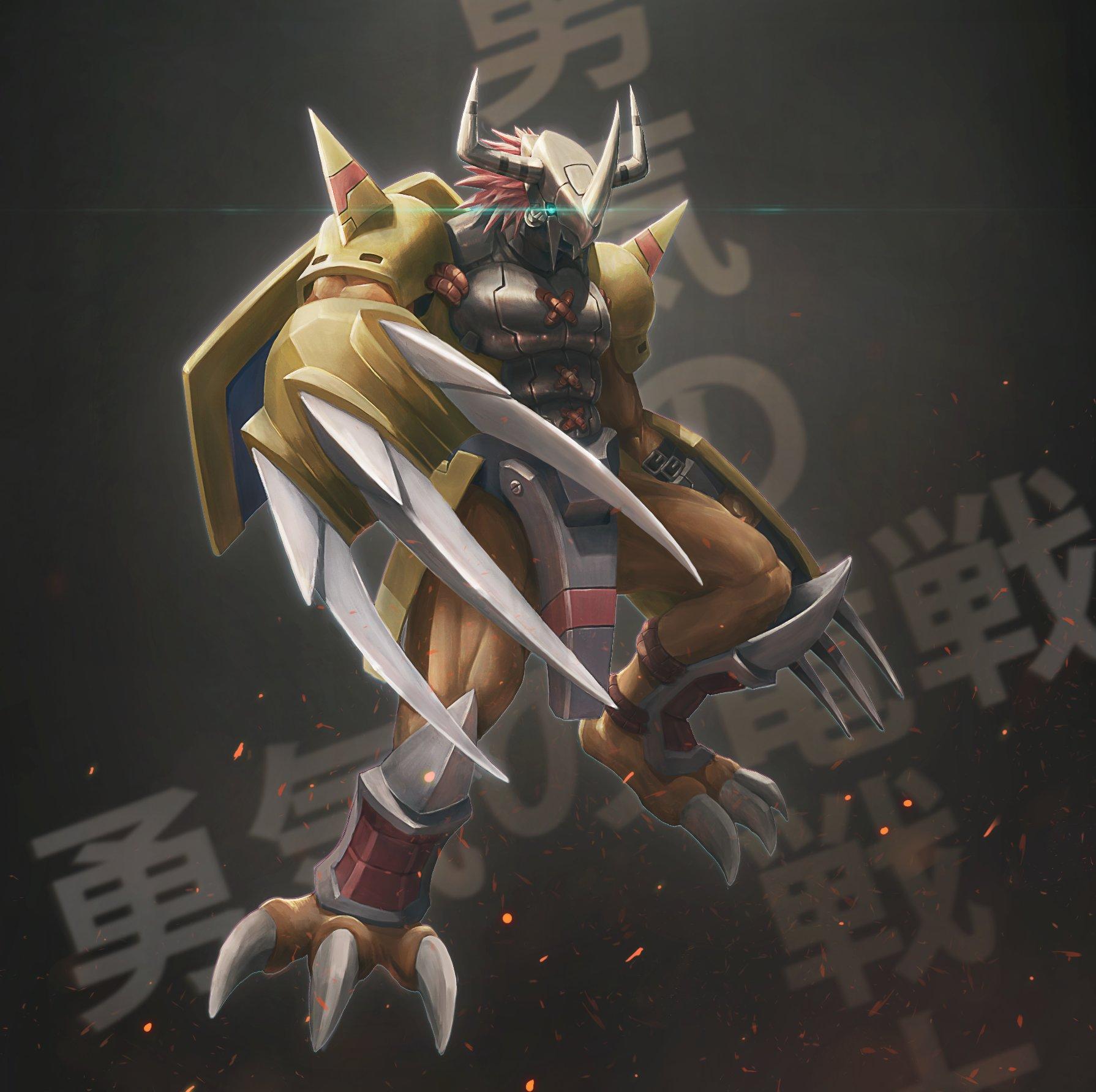 1790x1784 wargreymon, Rock Huan