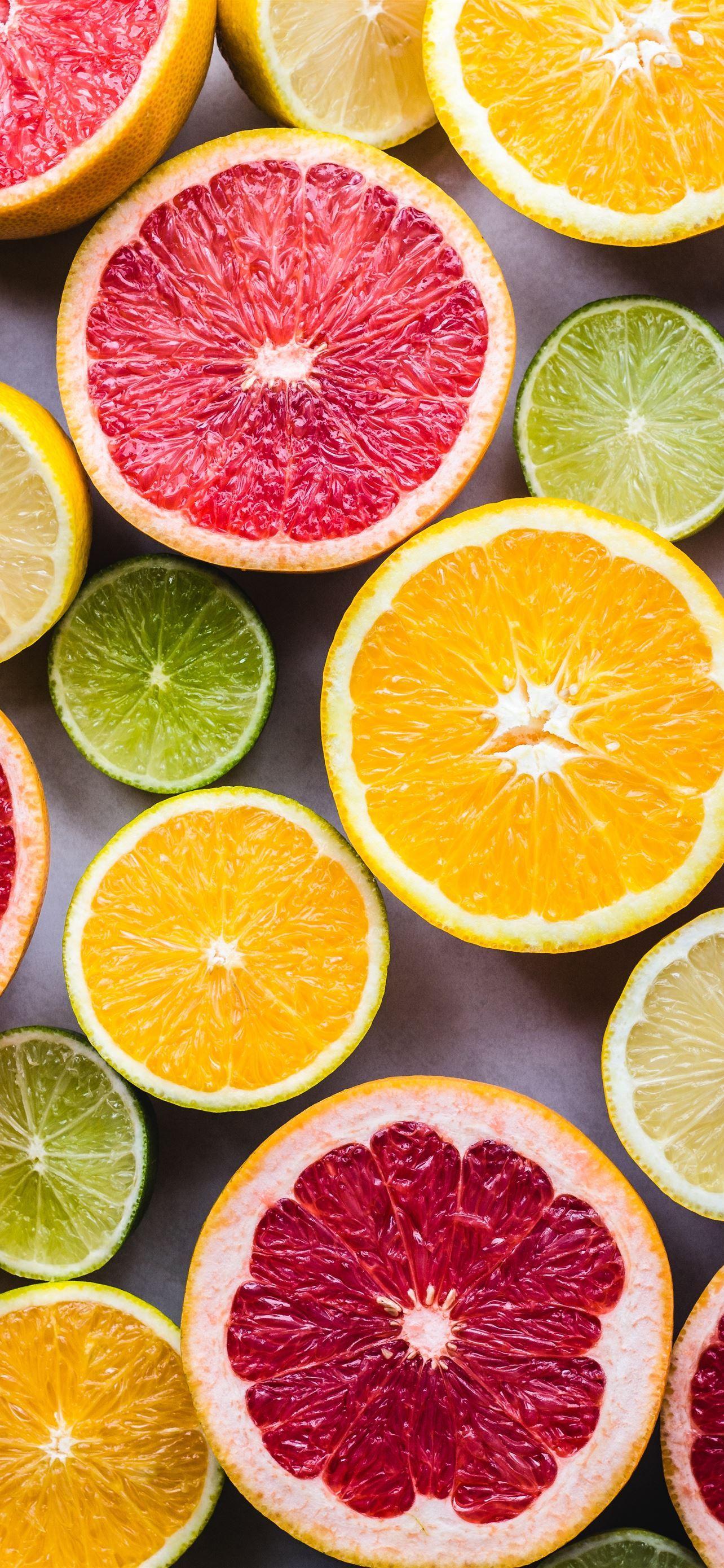 1284x2778 Oranges iPhone 12 Wallpaper Free Download