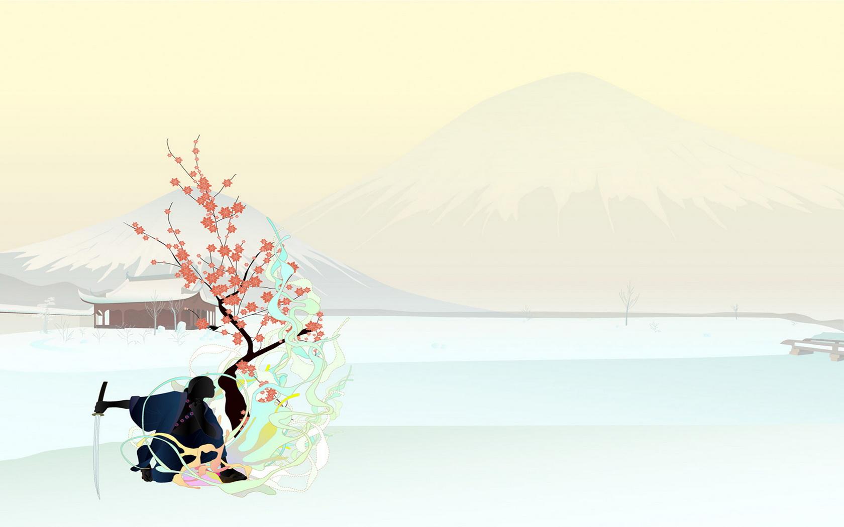 1680x1050 Seppuku Hara Kiri Art