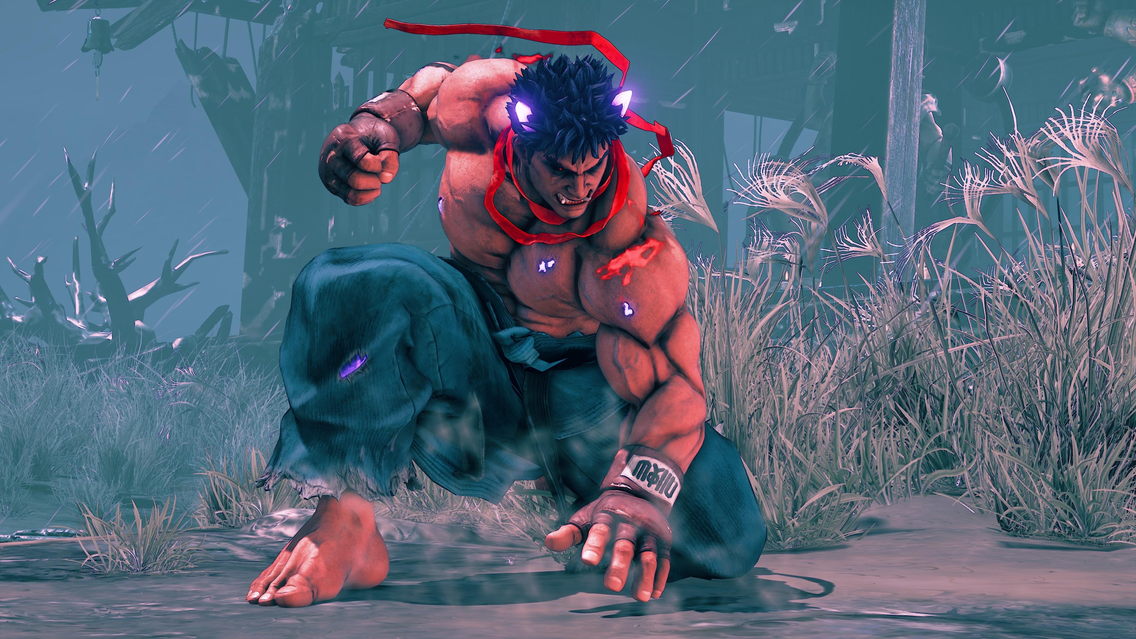 3840x2160 Kage Street Fighter 5 Evil Ryu 4K