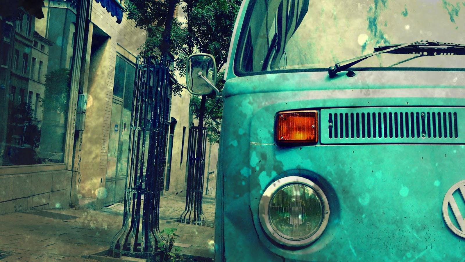 1600x900 Beach Vw Bus Wallpaper iPhone