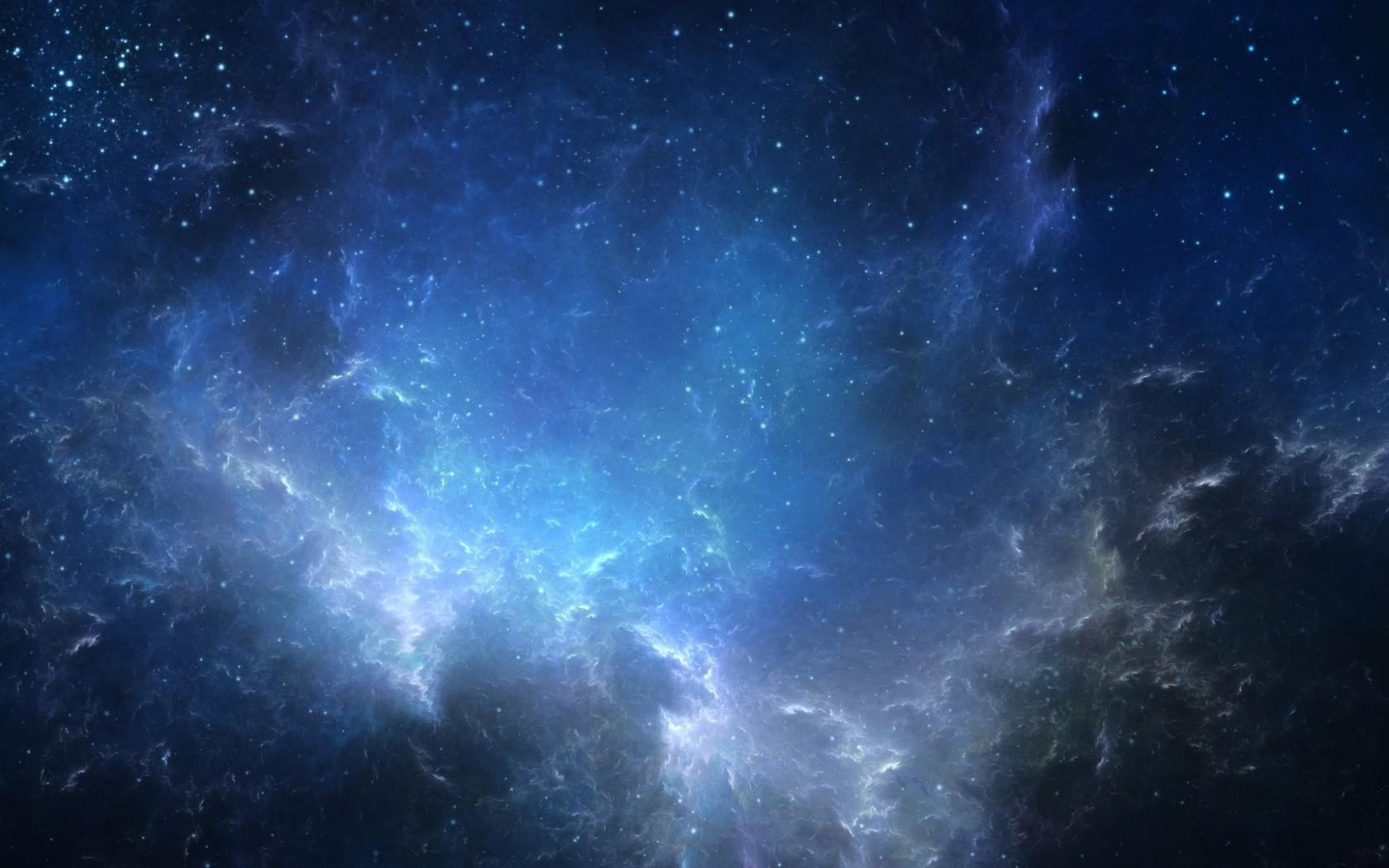 1680x1050 Download 1680x1050 Blue Nebula, Galaxy, Stars, Universe Wallpaper for MacBook Pro 15 inch