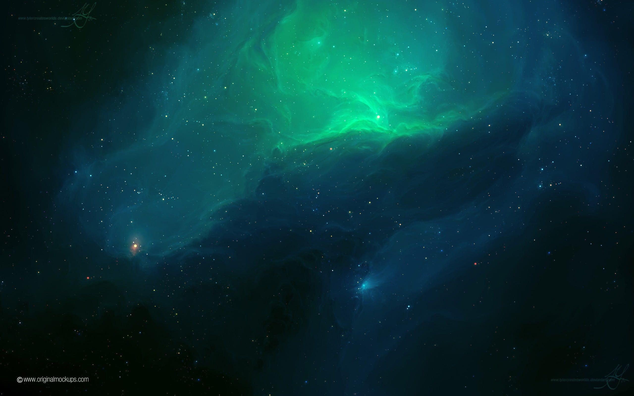 2560x1600 Green Nebula Wallpaper (best Green Nebula Wallpaper and image) on WallpaperChat