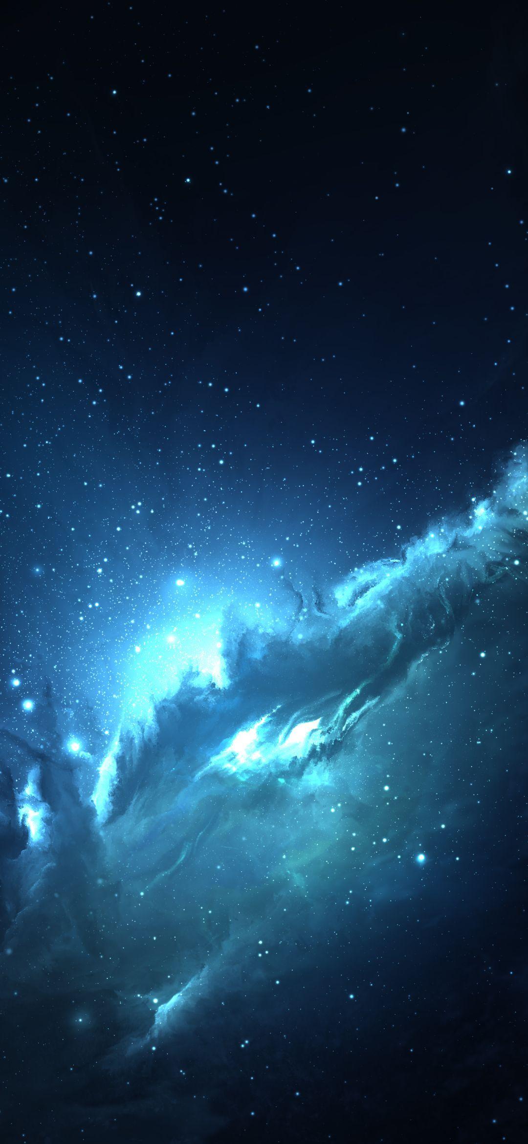 1080x2340 Nebula Mobile Wallpaper