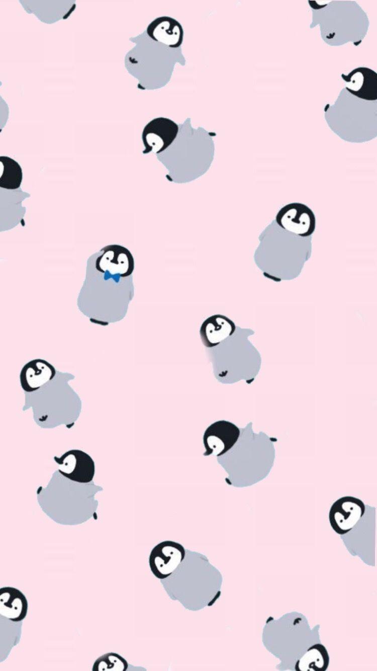 750x1334 Drawings. Wallpaper iphone cute, Penguin wallpaper, Cute wallpaper