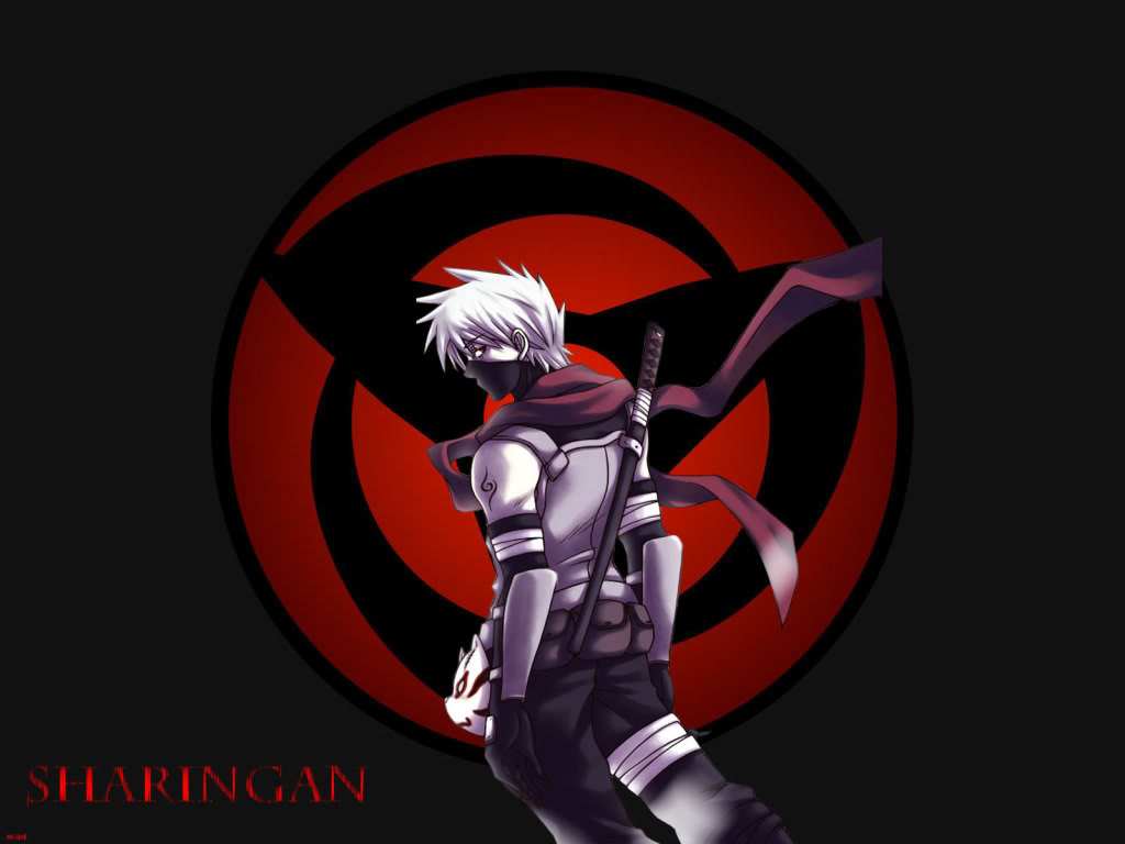 1024x768 Kakashi Sharingan Wallpaper