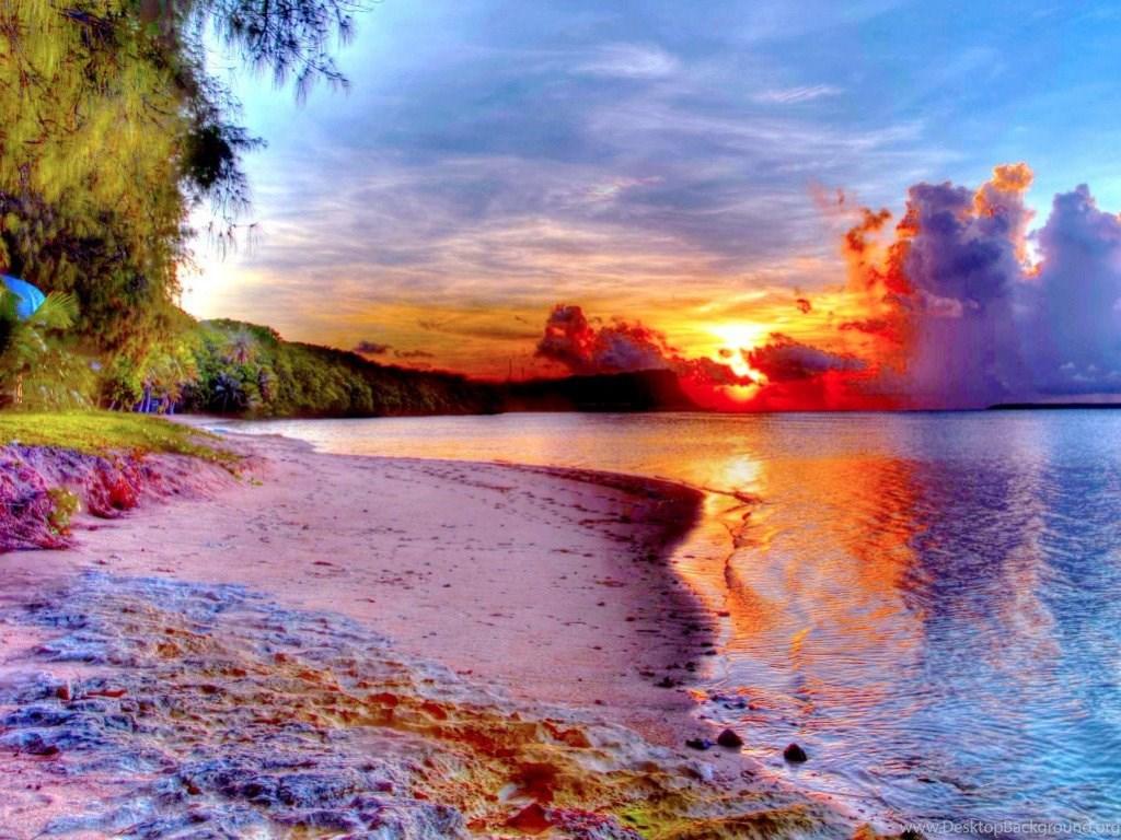 1024x768 Download Download Beautiful Beach Sunset Wallpaper Image Desktop Background