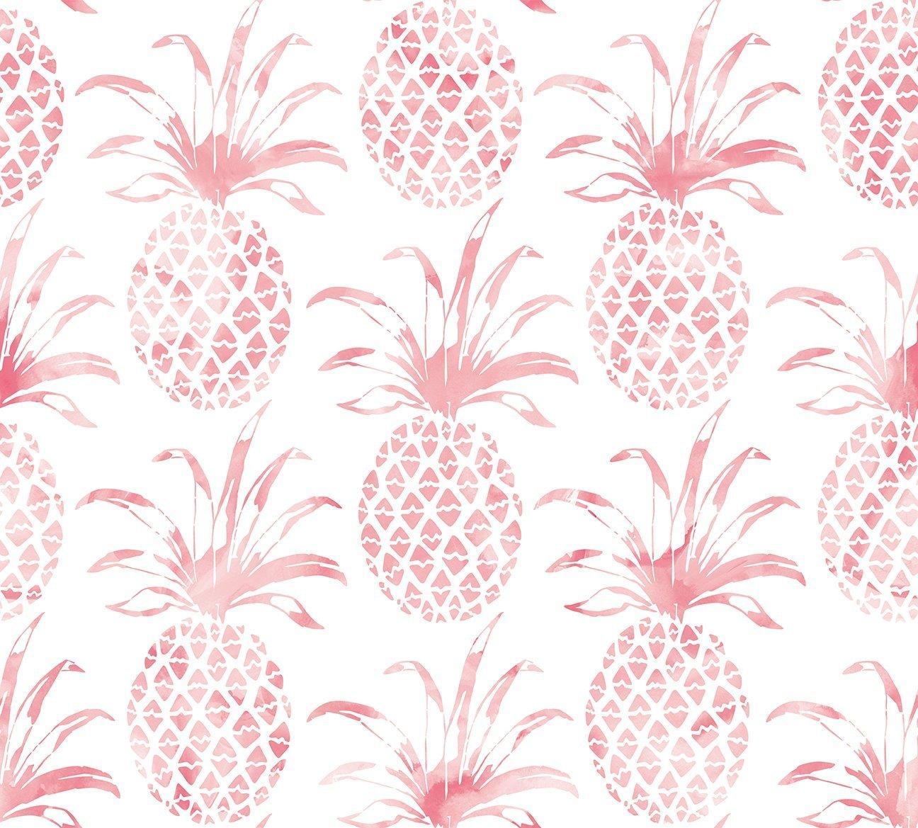 1296x1169 Pina Pintada Wallpaper in Flamingo design