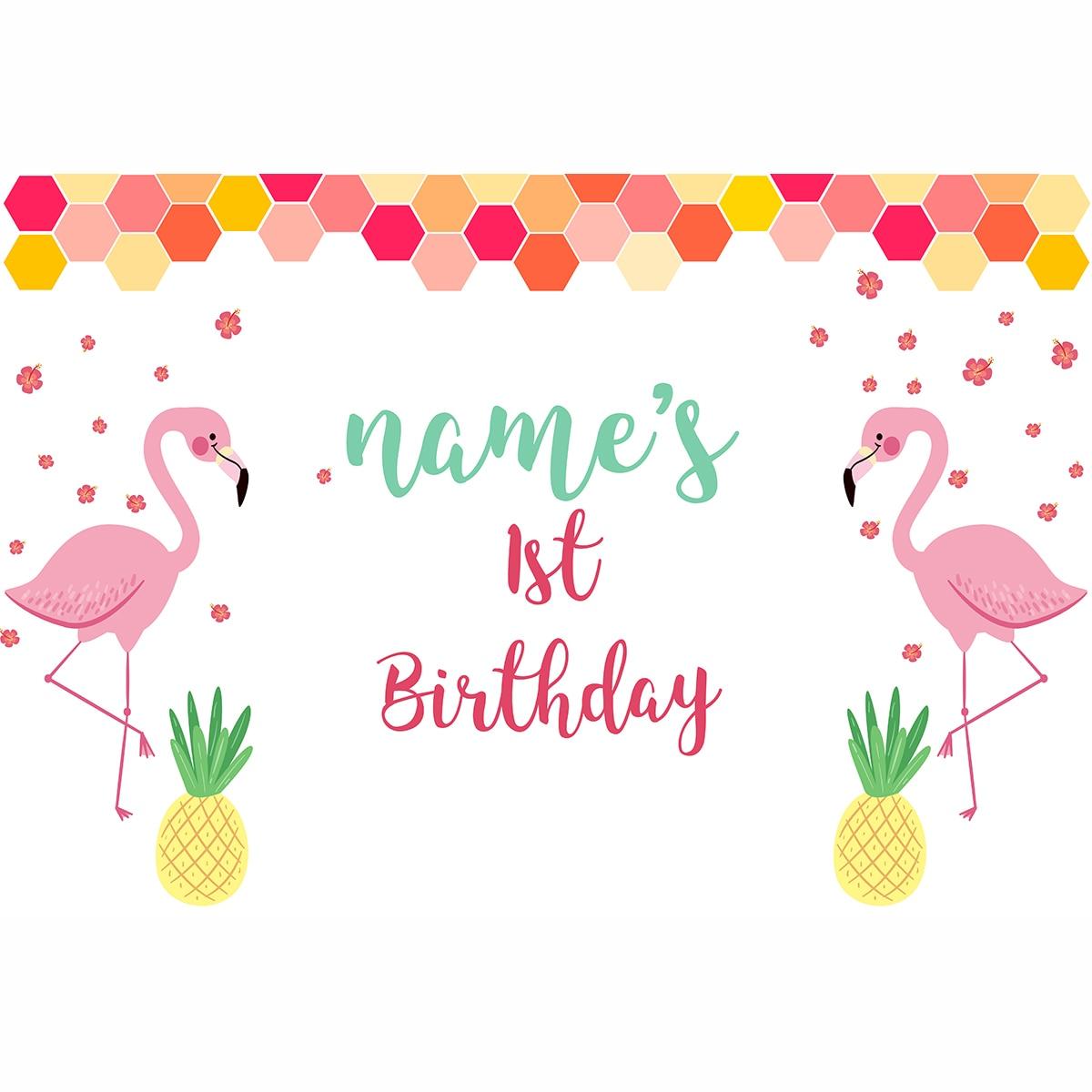 1200x1200 Allenjoy photography backdrops Flamingo Pineapple Birthday Background Party photocall photography background. photography background. birthday backgroundphotography backdrops