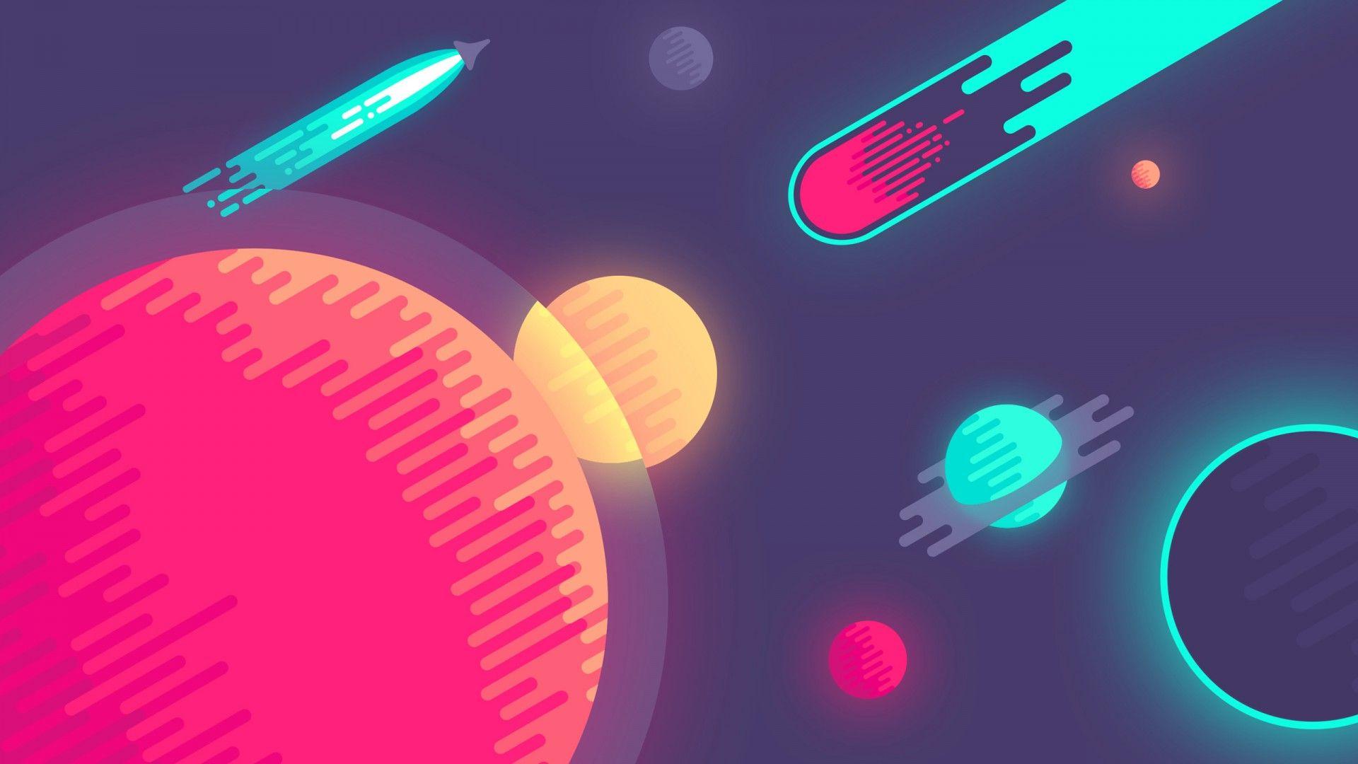 1920x1080 Space Art Wallpaper