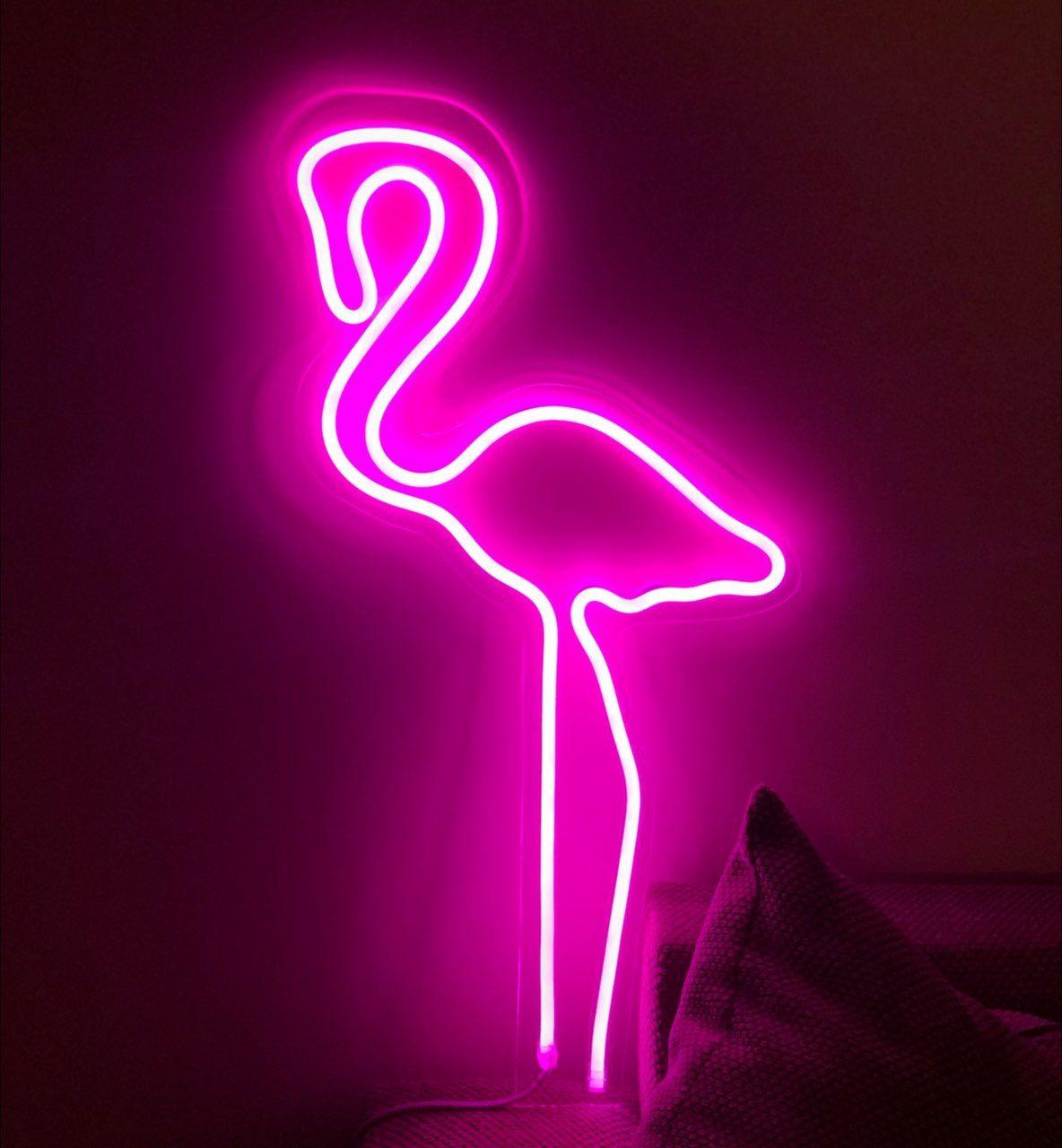 1184x1280 Neon Sign Bedroom Flamingo, Neon lights sign, Neon sign, Pink neon sign. Purple aesthetic, Pink neon sign, Wallpaper iphone neon