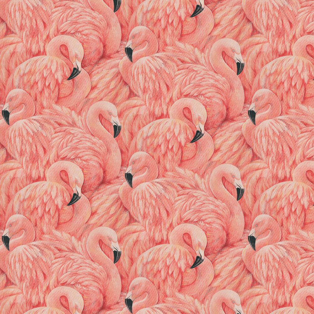 1000x1000 Pink Flamingo Wallpaper Bathroom