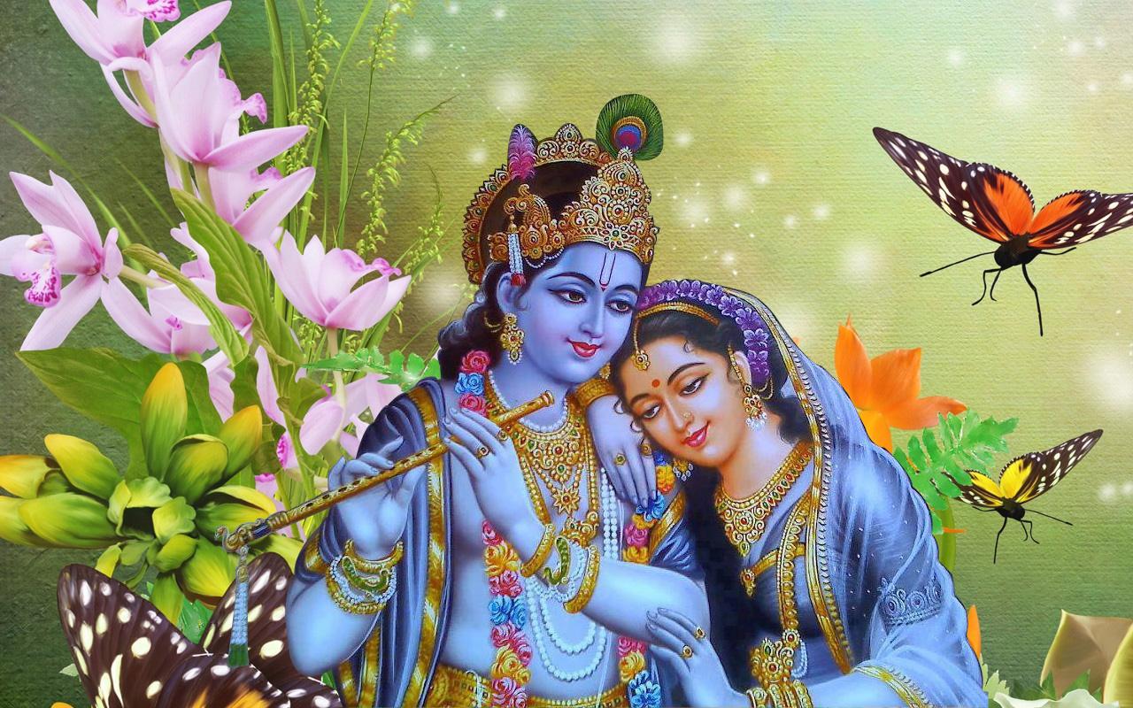 1280x800 Free Download Lord Krishna Radha Wallpaper, Photo HD Wallpaper