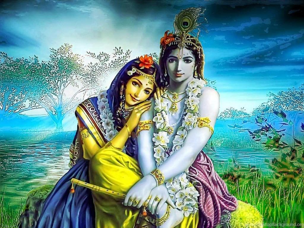 1024x768 Lord Krishna Radha Krishna Animated Wallpaper New Latest Lovely. Desktop Background