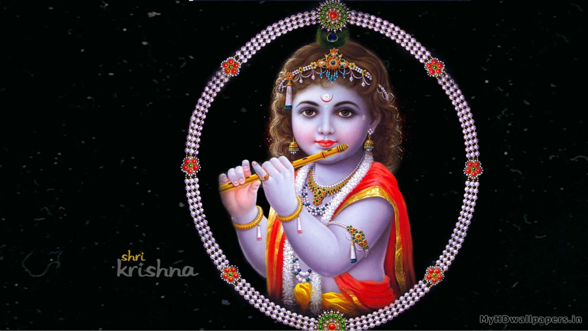 1920x1080 11++ God Krishna Pc Wallpaper