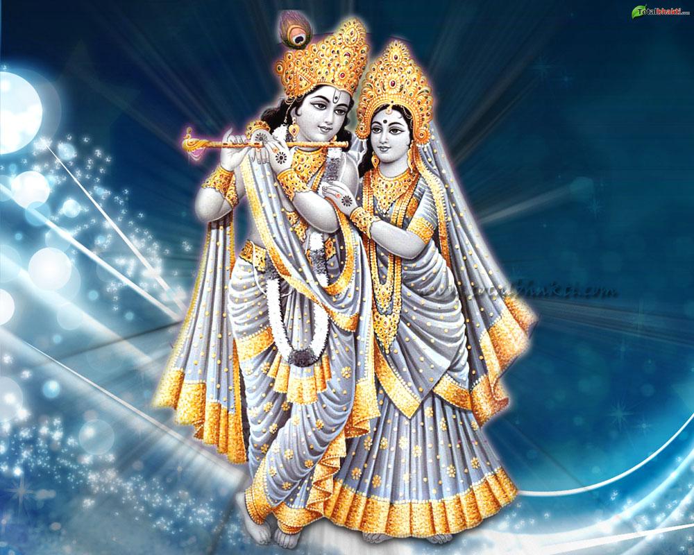 1000x800 Lord Krishna & Radha