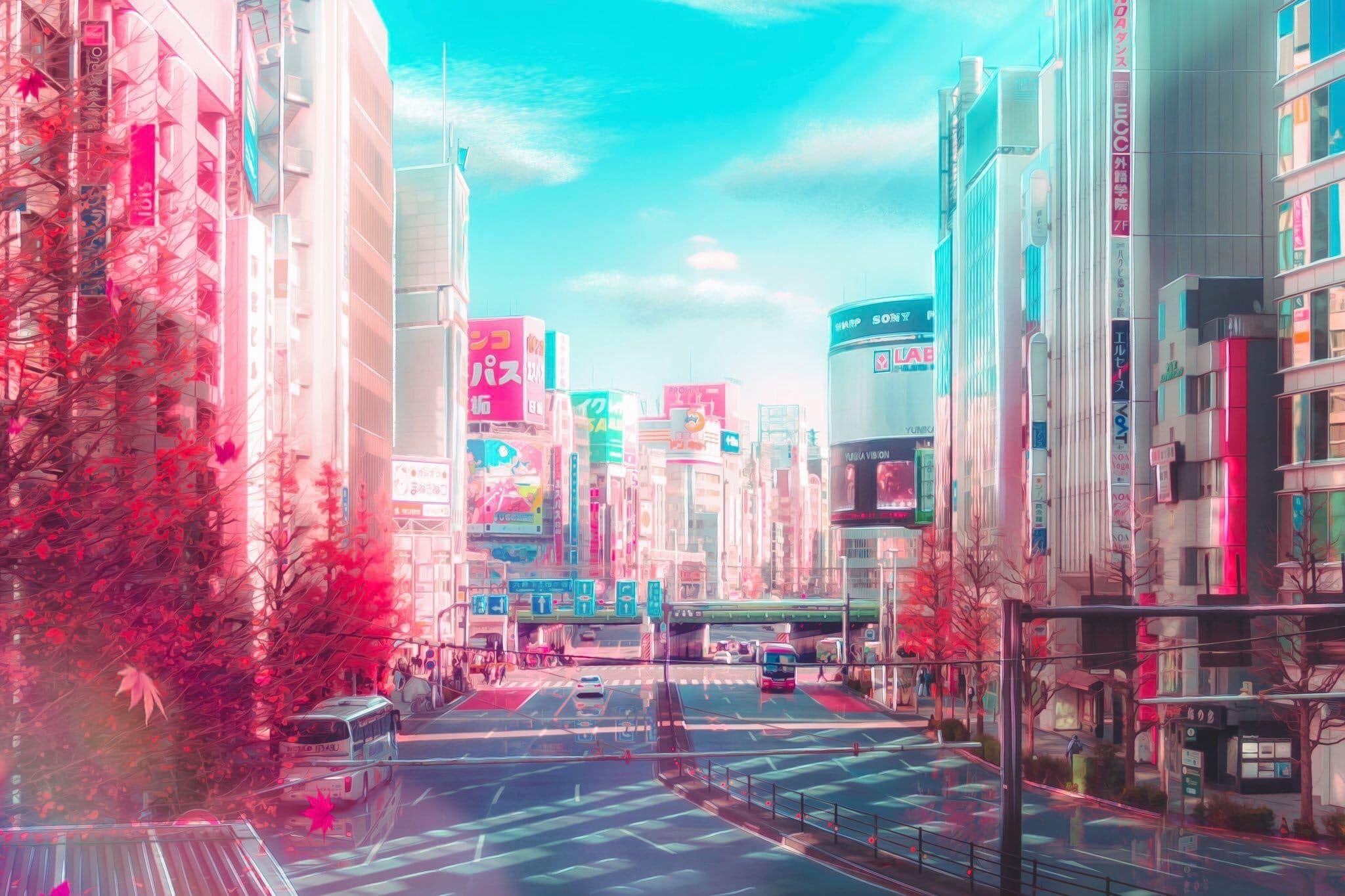 Anime City Aesthetic Wallpapers Top Free Anime City Aesthetic