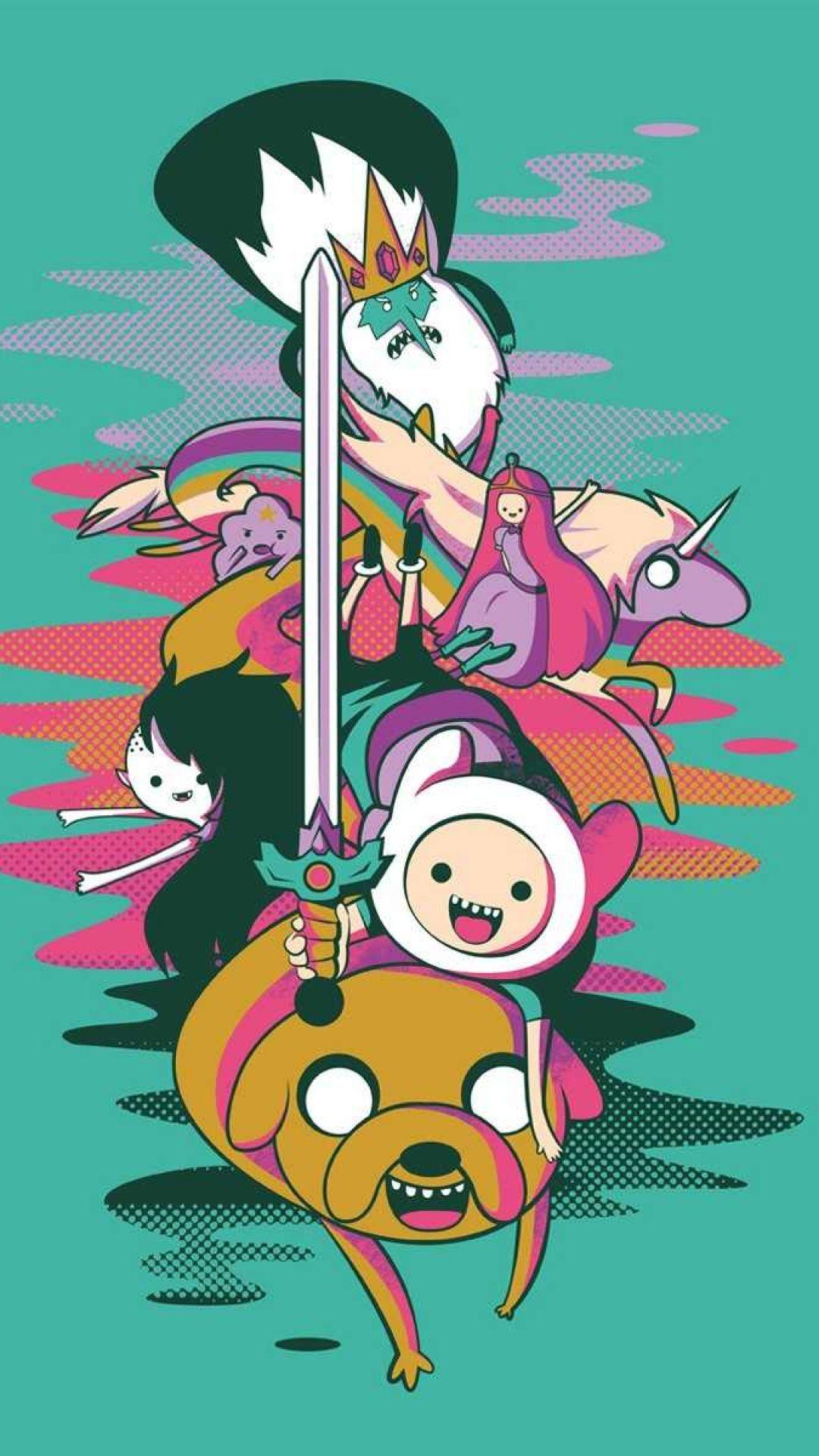 1080x1920 Adventure Time Wallpaper