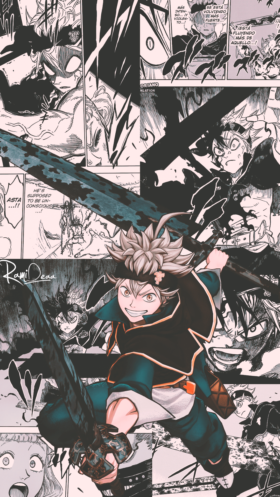1080x1920 Black Clover Aesthetic Wallpaper
