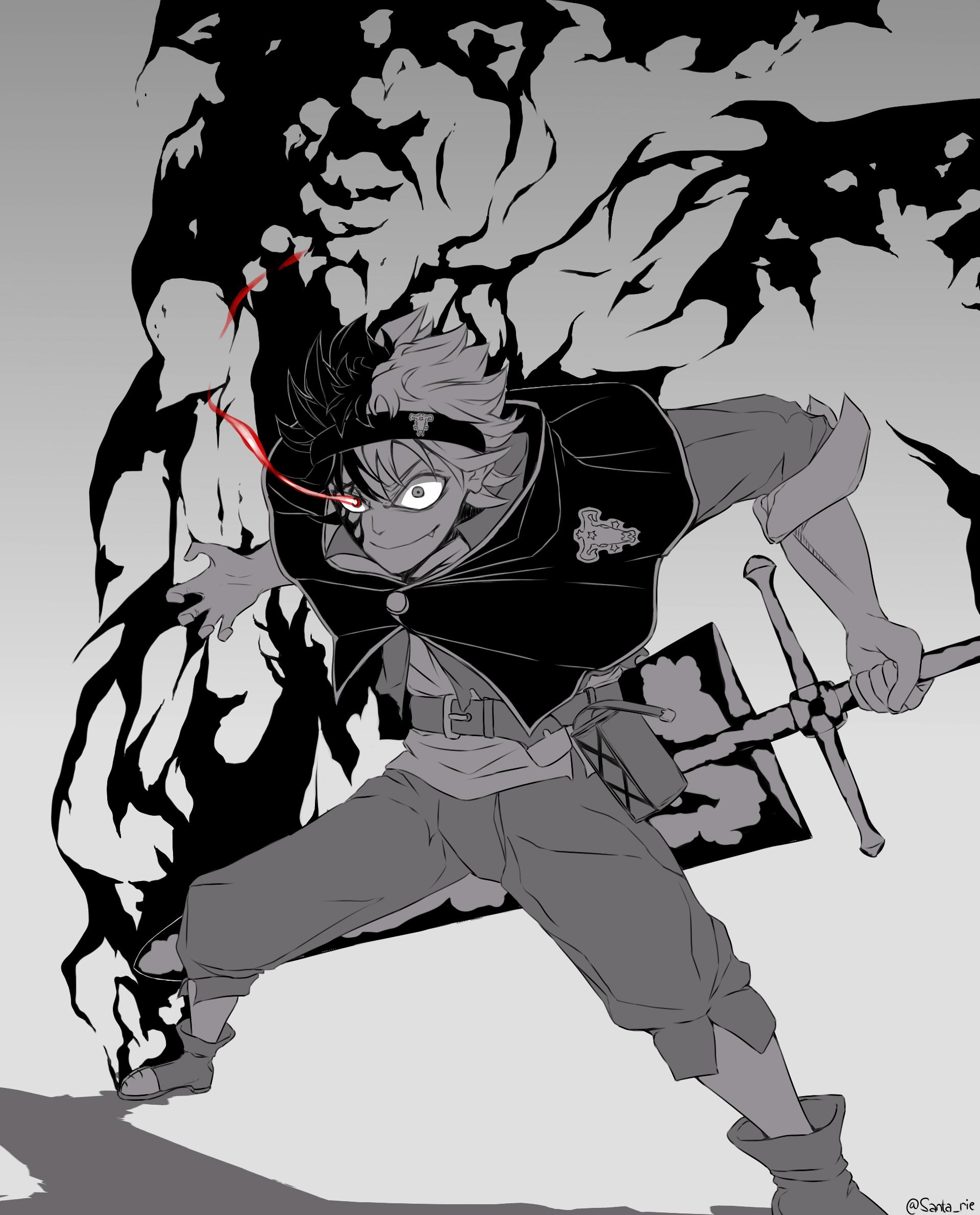 1920x2380 Asta Black Clover Aesthetic Wallpaper