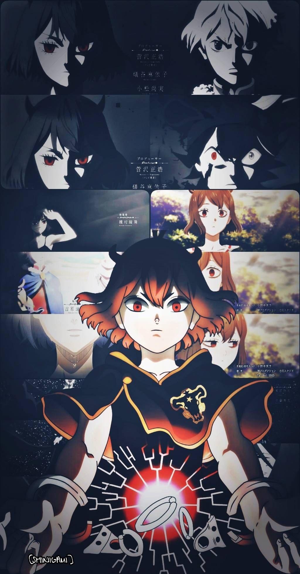 1024x1956 Black Clover Nero Fondo de Pantalla v2. Black clover anime, Black clover manga, Secre swallowtail wallpaper