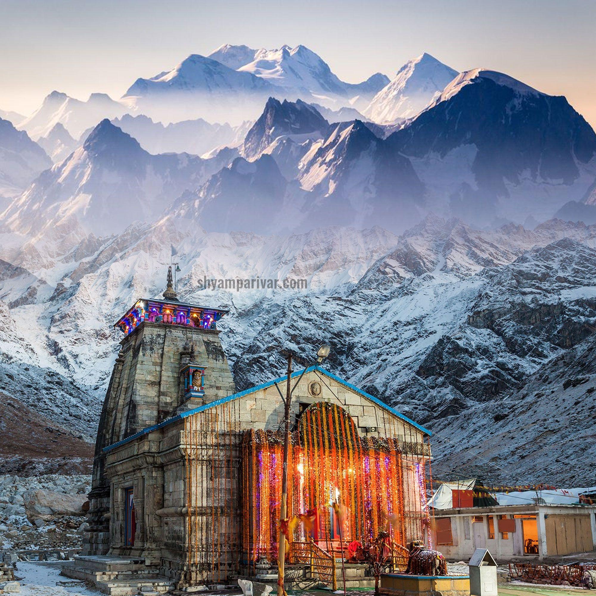 2000x2000 Kedarnath Temple HD Wallpaper Download
