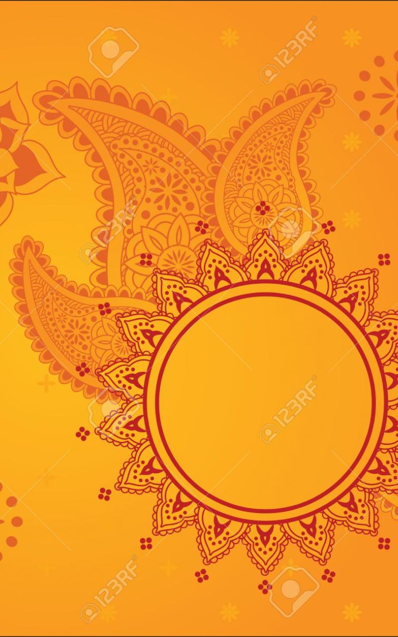 800x1280 Free download Traditional Yellow Indian Henna Design Background With Space [1299x1300] for your Desktop, Mobile & Tablet. Explore Traditional Background. Traditional Background, Traditional Wallpaper, Traditional English Wallpaper