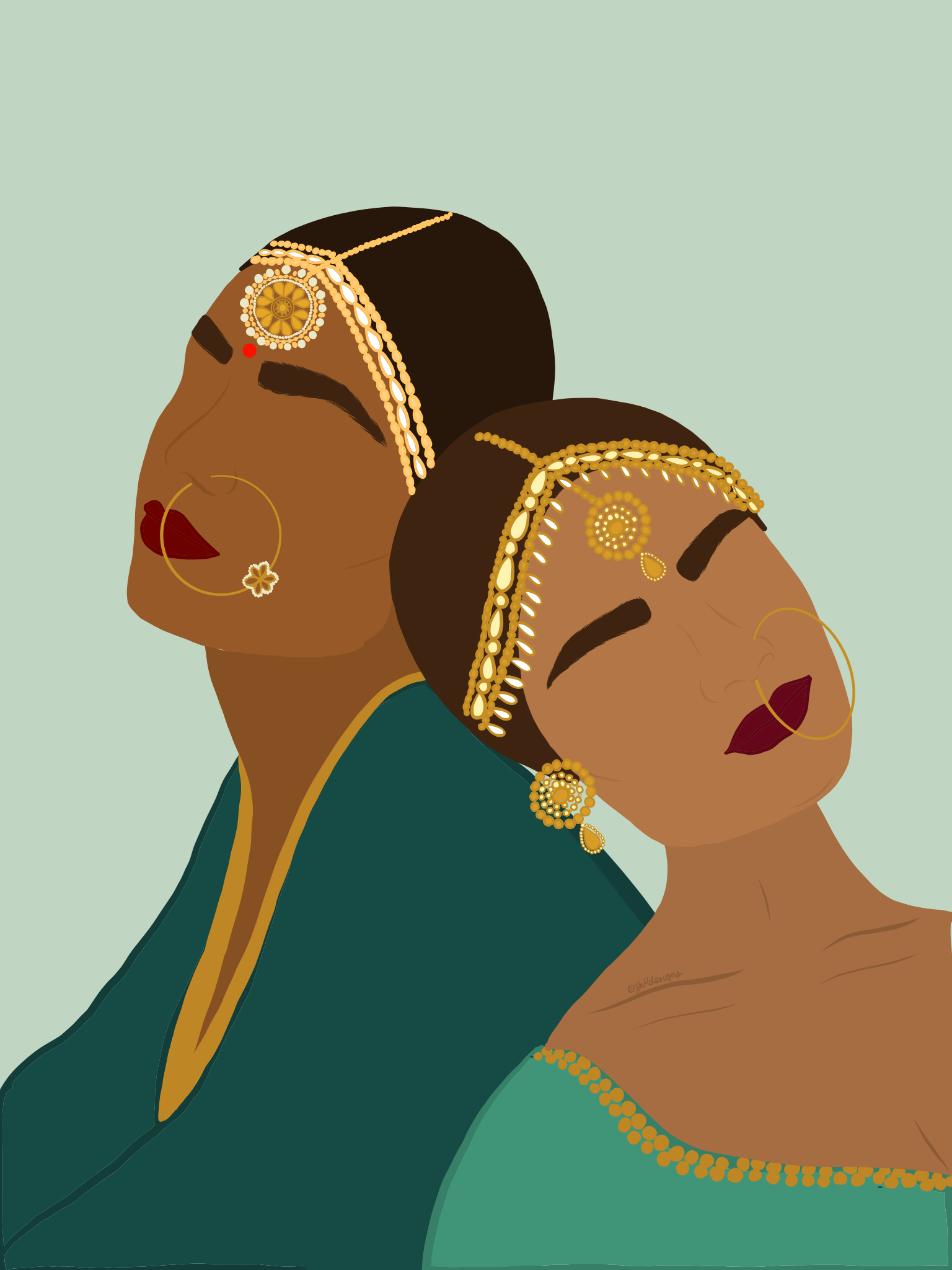 1536x2048 Portrait Illustration Girl Illustration Pinterest Aesthetic Girl Wallpaper