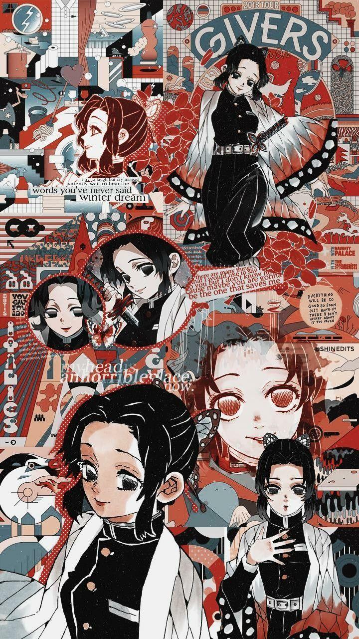 720x1280 Anime Collage Wallpaper Demon Slayer