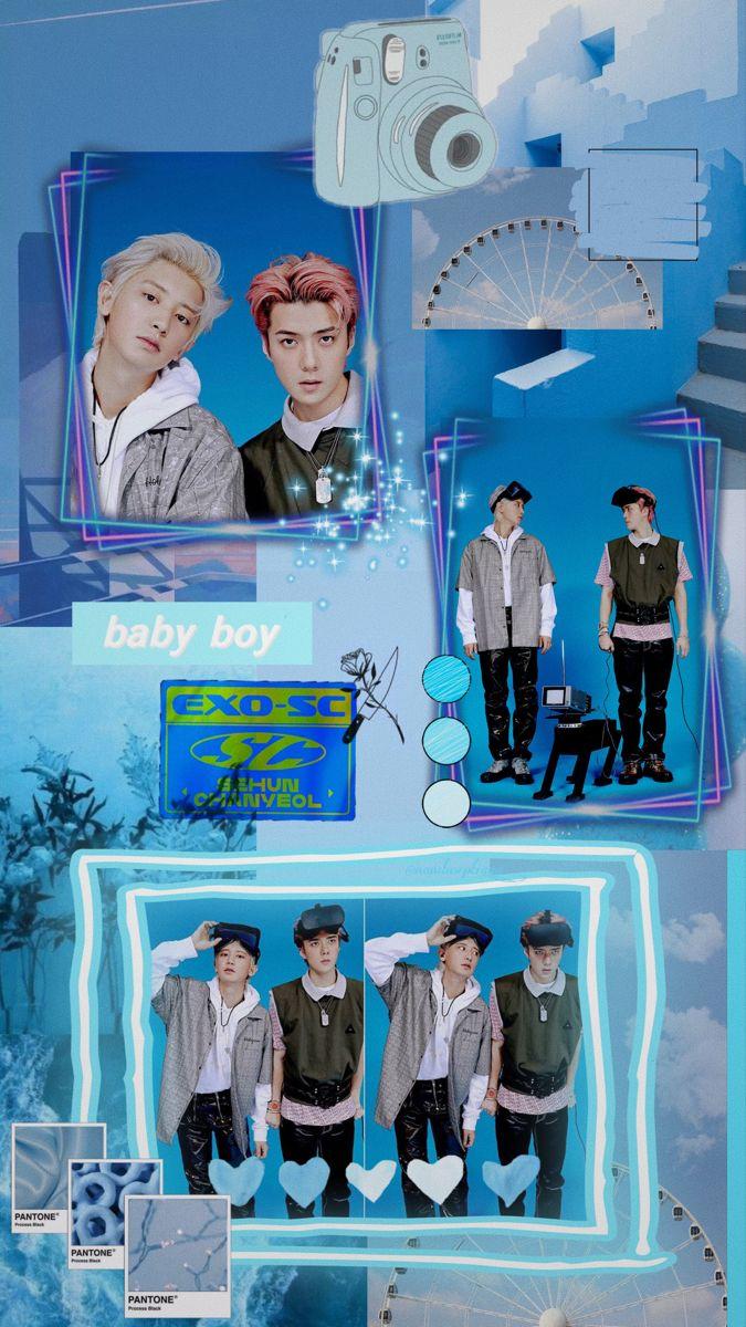 675x1200 EXO SC wallpaper aesthetic. Instagram :. Ide kencan, Exo, Gambar
