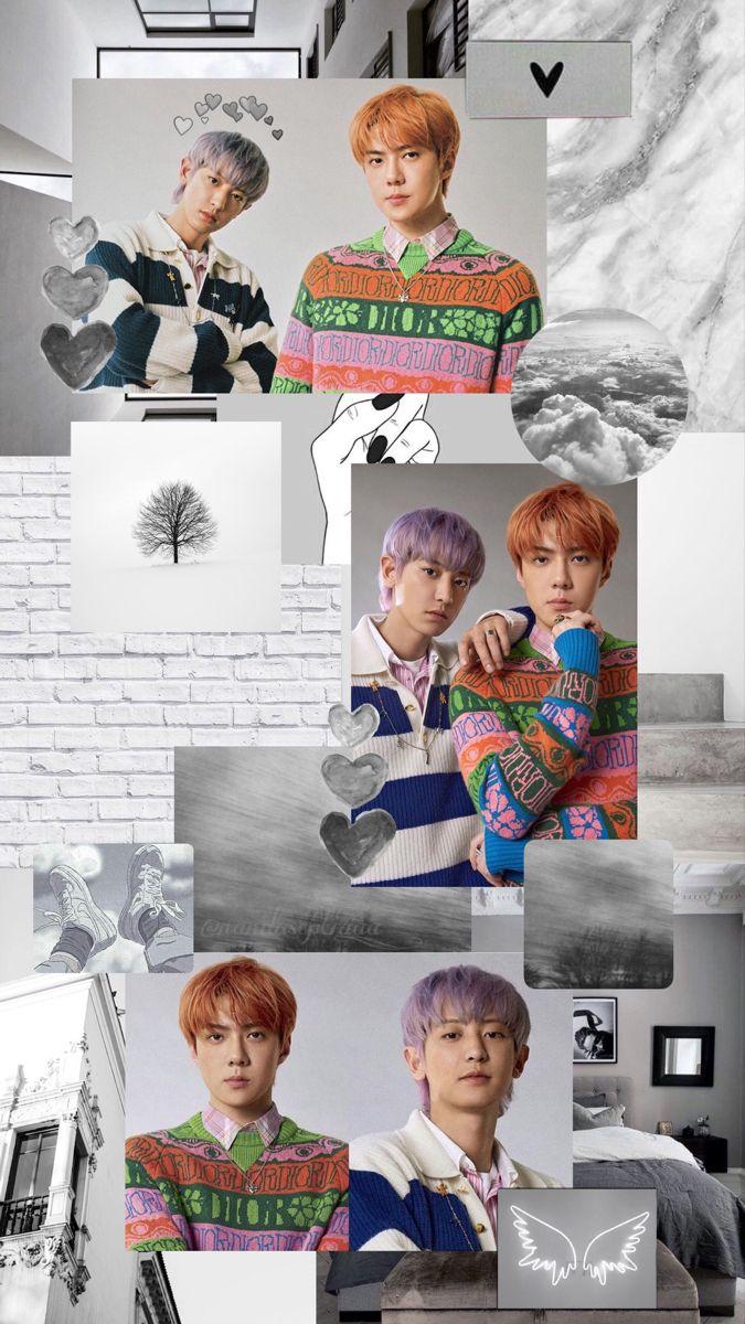 675x1200 EXO SC wallpaper aesthetic. Instagram :. Gambar, Exo, Anak