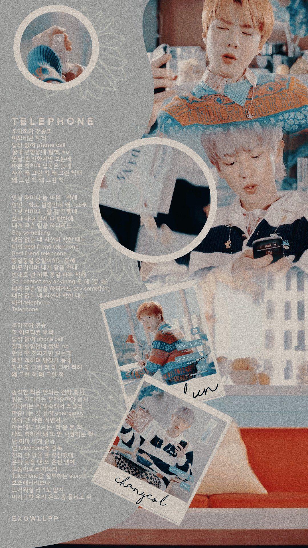 1080x1920 exo locks on Twitter. Exo sc telephone, Exo, Wallpaper aesthetic kpop