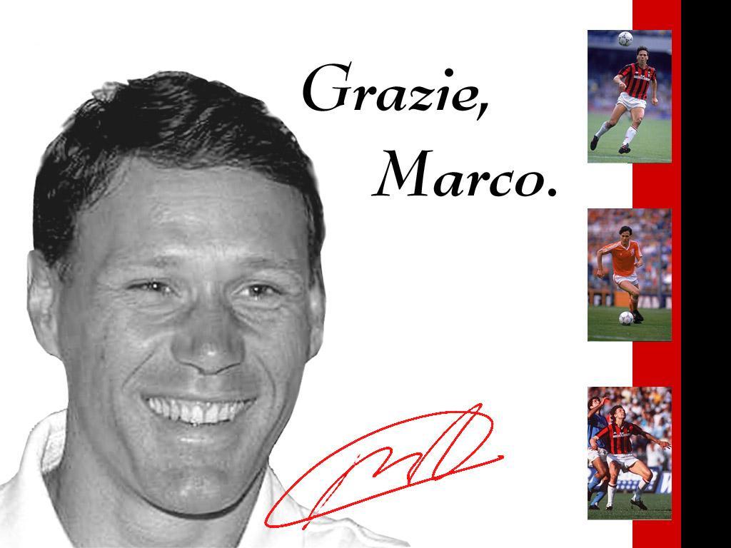 1024x768 Marco van Basten Football Wallpaper