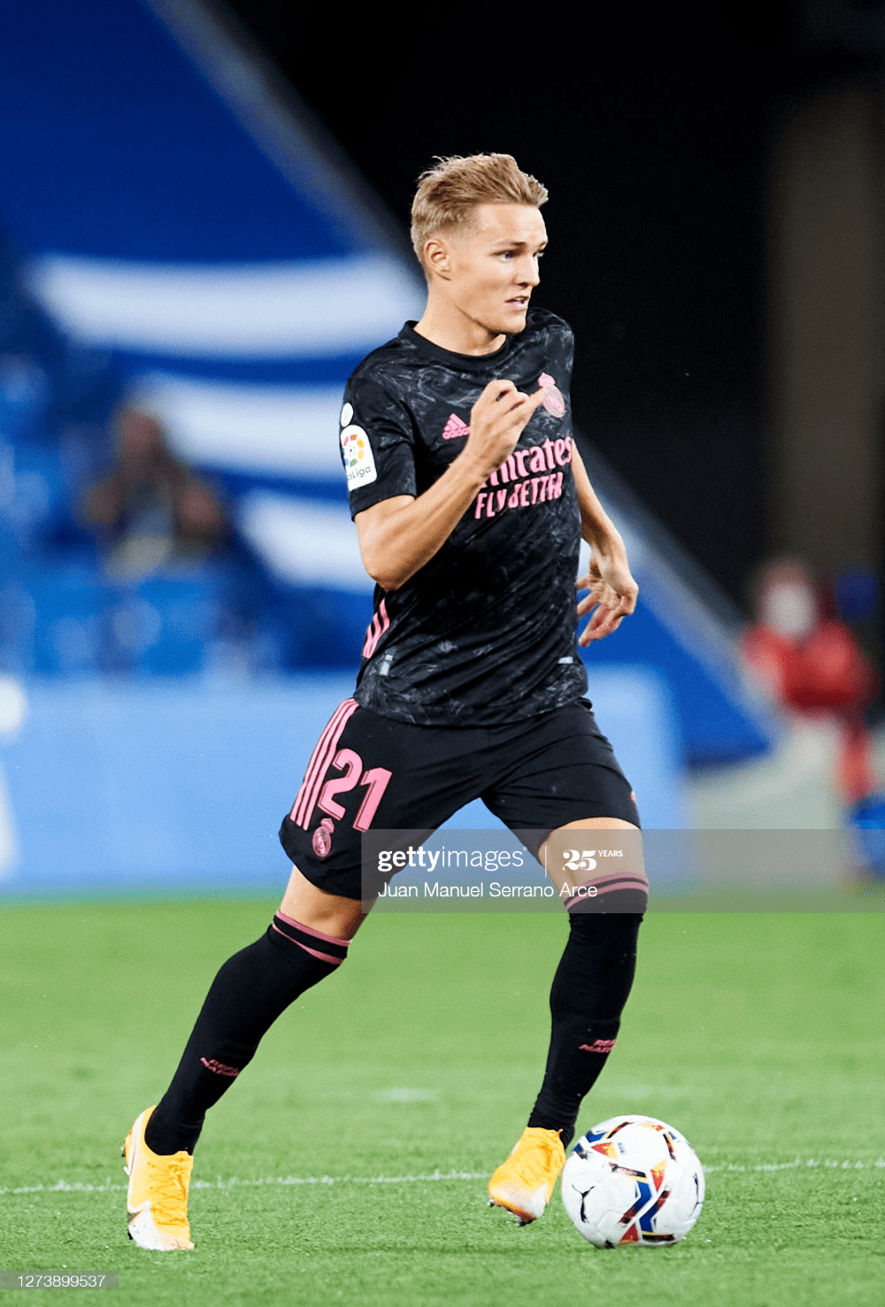 1000x1477 Martin Odegaard of Real Madrid in action during the La Liga Santander. Martin ødegaard, Real madrid club, Real madrid
