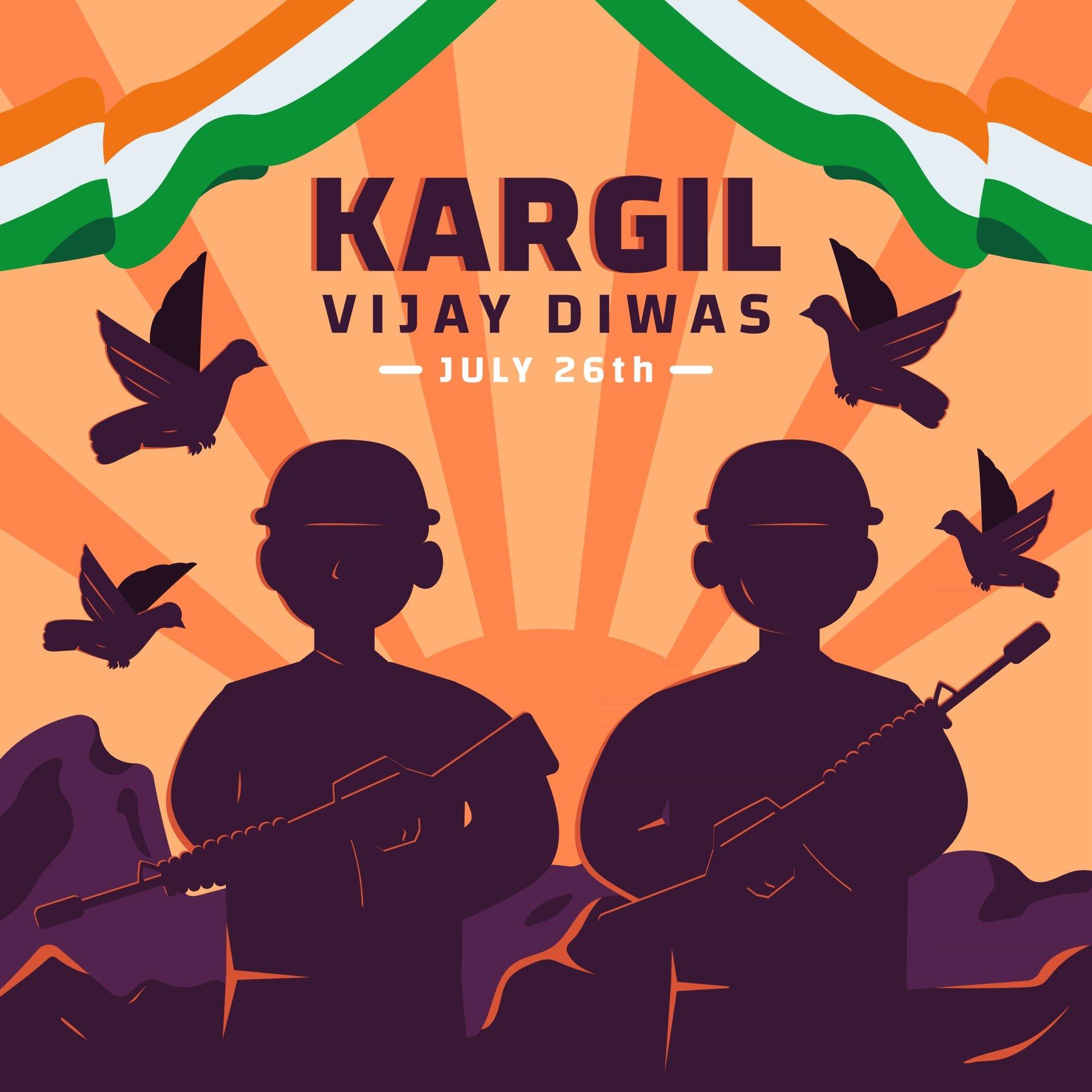 1920x1920 Kargil Vijay Diwas Concept