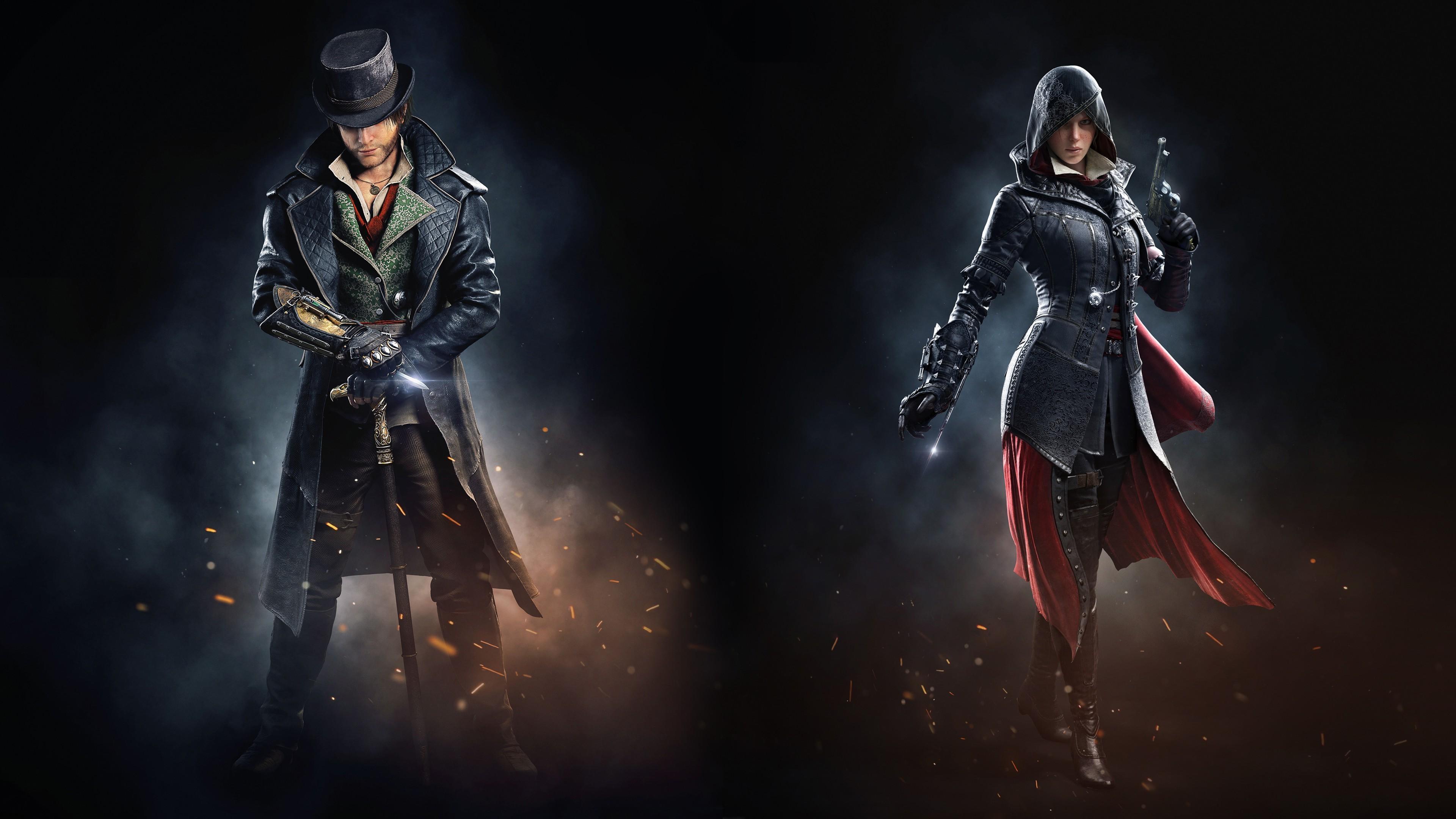 3840x2160 Evie Frye, Video Games, Assassins Creed Syndicate, Jacob Frye, Crysis Wallpaper HD / Desktop and Mobile Background