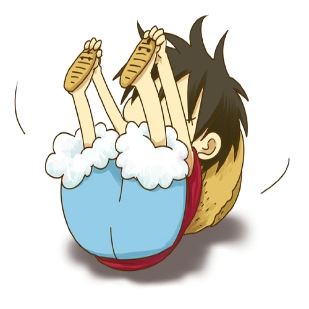 1277x1277 Wallpaper One Piece Luffy Chibi