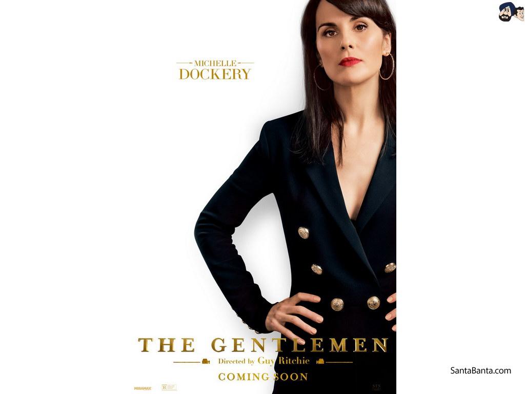 1024x768 Michelle Dockery in the poster of Guy Ritchie`s film `The Gentlemen`