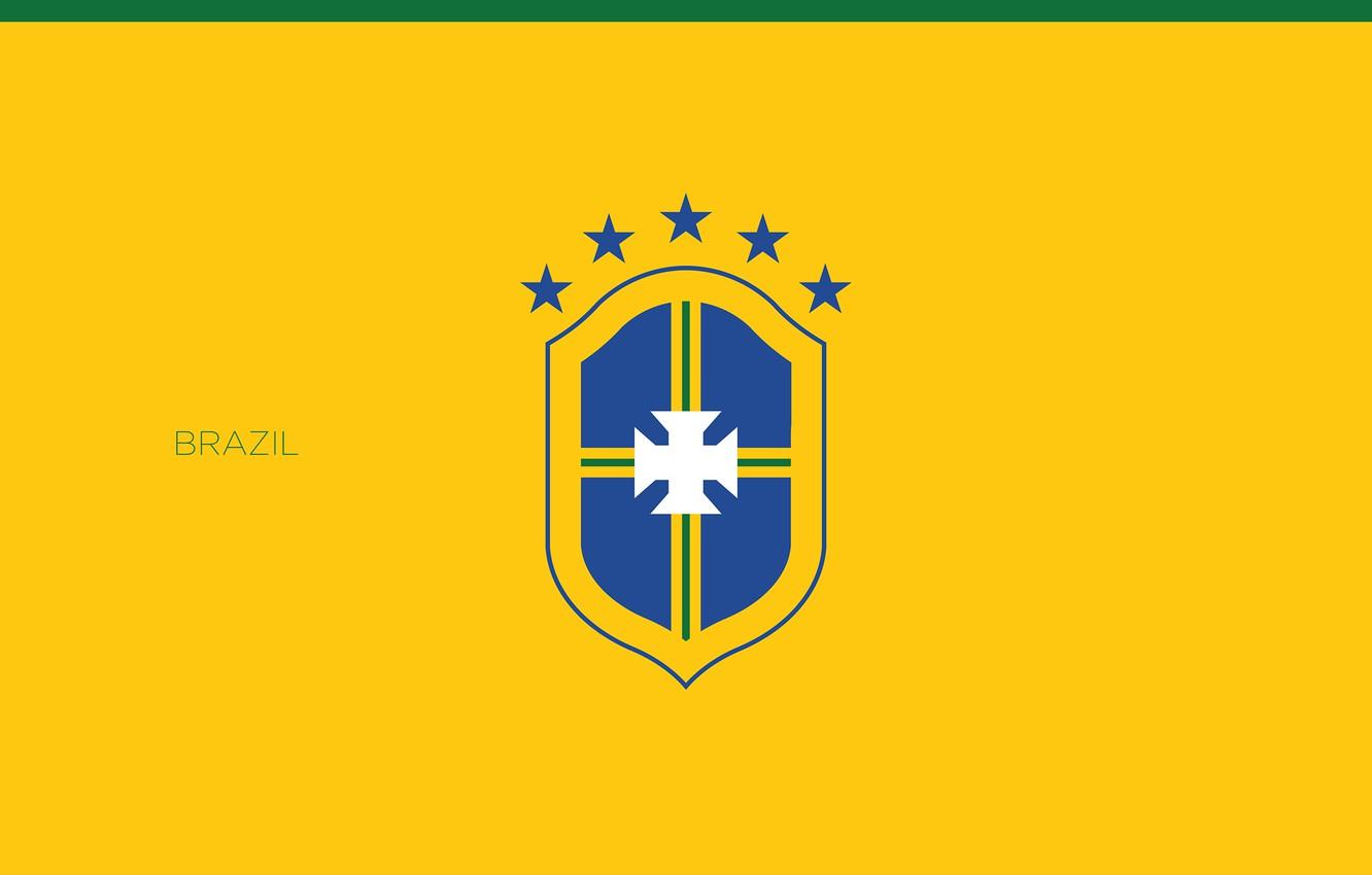 1332x850 Wallpaper wallpaper, sport, logo, football, Brazil image for desktop, section спорт