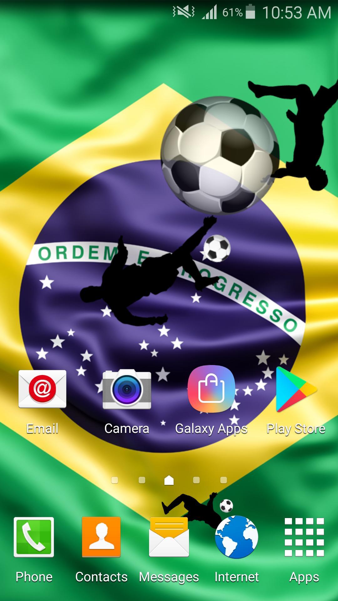 1080x1920 Brazil Football Live Wallpaper for Android
