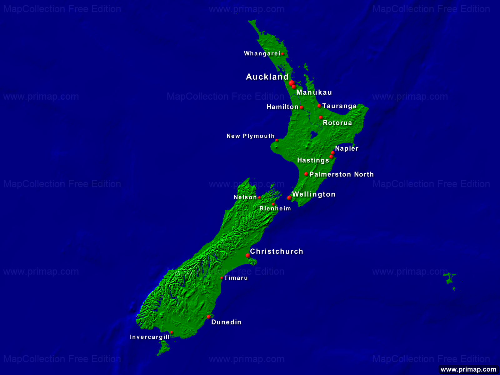 1600x1200 primap National maps