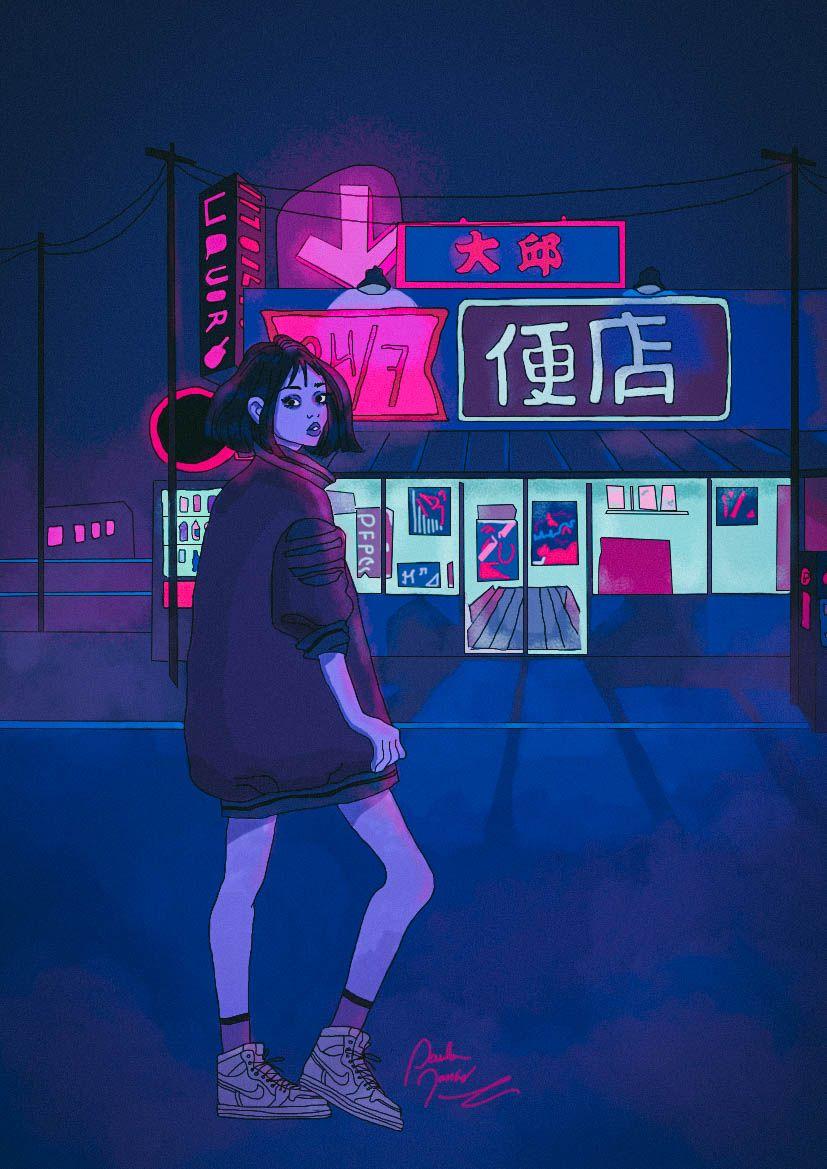 827x1169 Lo Fi Illustration. Lo Fi Wallpaper, Lo Fi Aesthetic, Aesthetic Japan