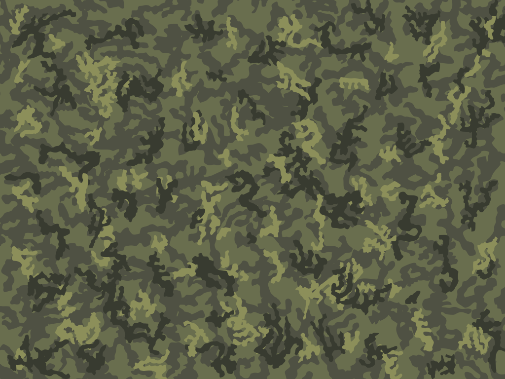 1024x768 High Resolution Green Camouflage Background (PNG Transparent)