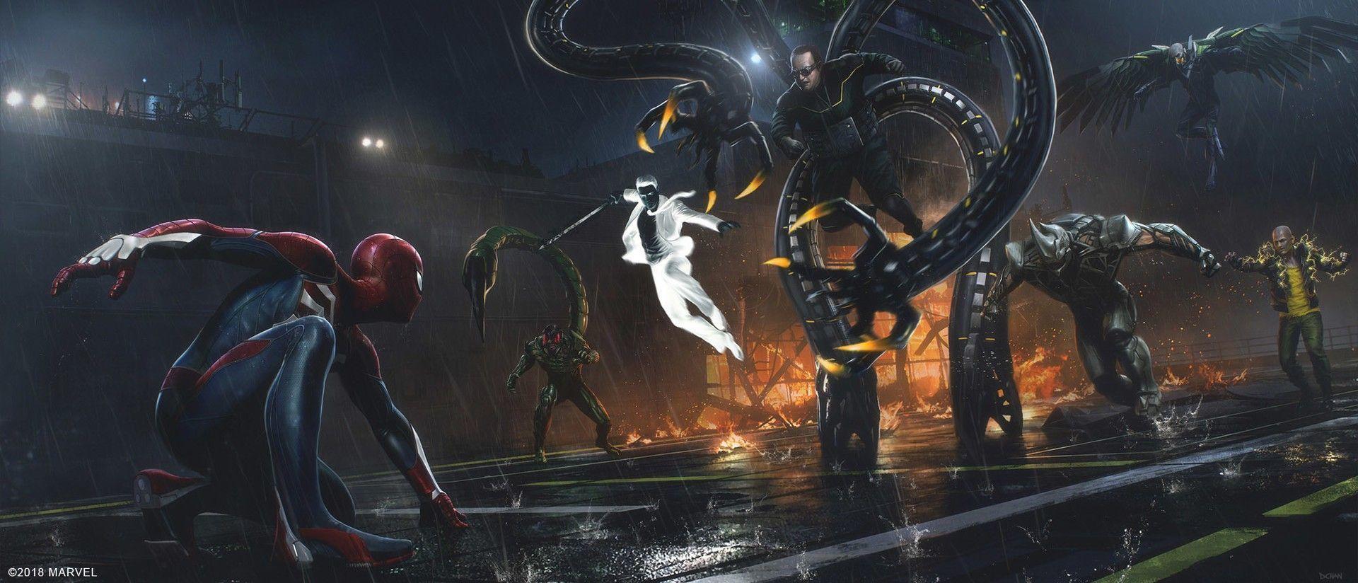 1920x824 Sinister Six (PS4) vs Sinister Six (Live Action)