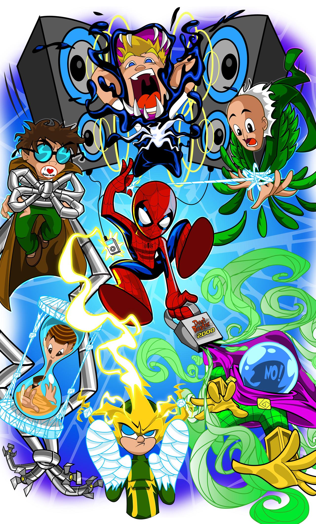 1280x2120 Spidey Vs The Sinister Six 4k iPhone HD 4k Wallpaper, Image, Background, Photo and Picture