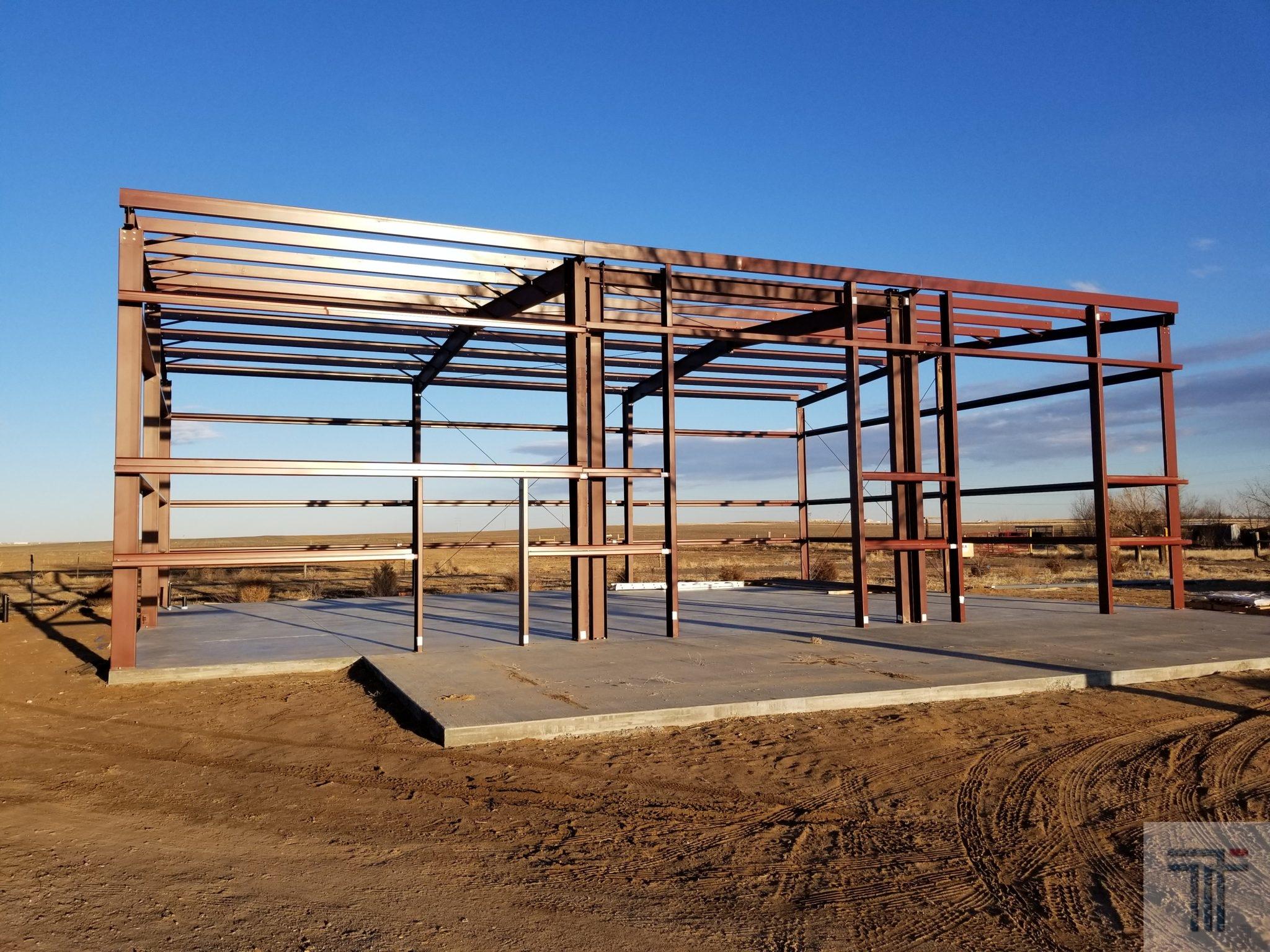 2048x1536 red iron steel buildings Colorado. Titan Steel Structures