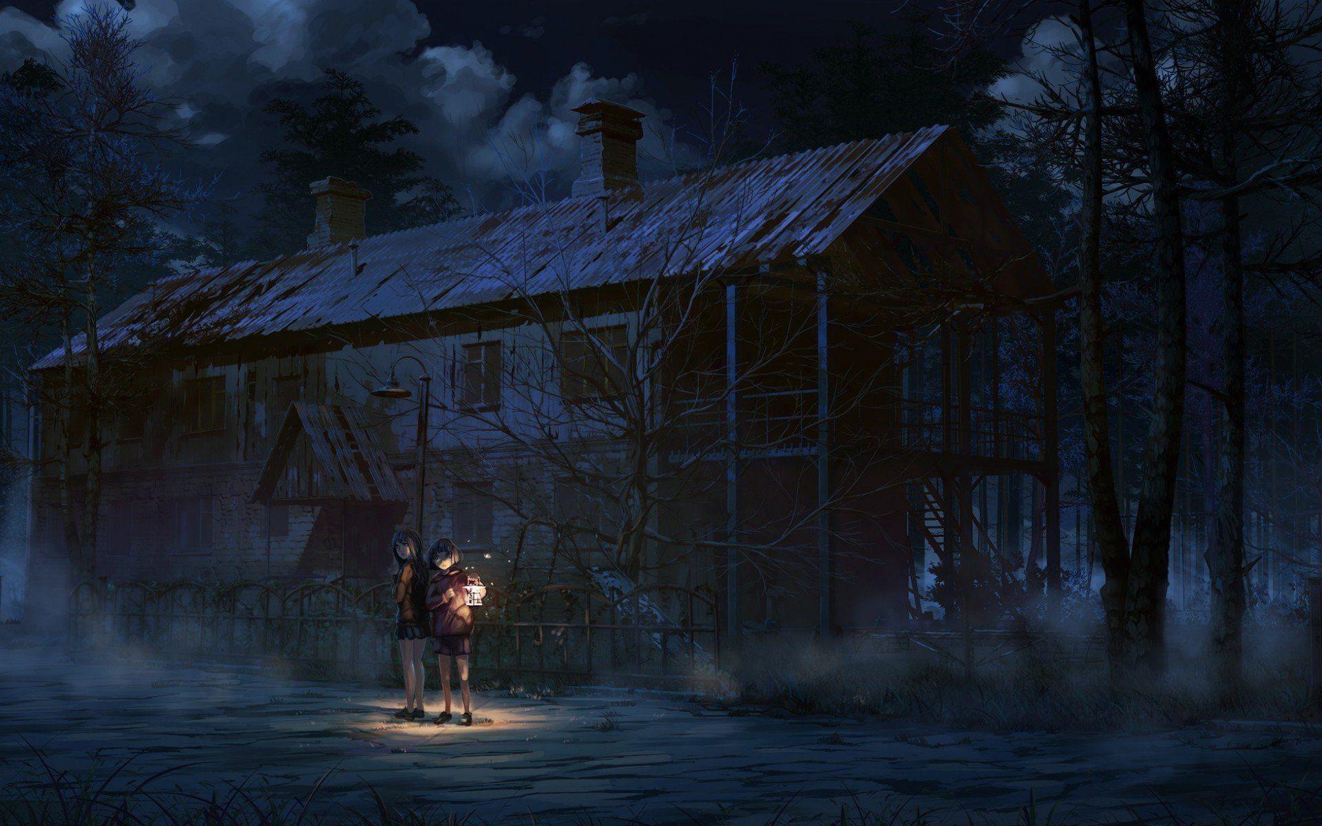 1920x1200 Dark Anime Scenery Wallpaper (best Dark Anime Scenery Wallpaper and image) on WallpaperChat