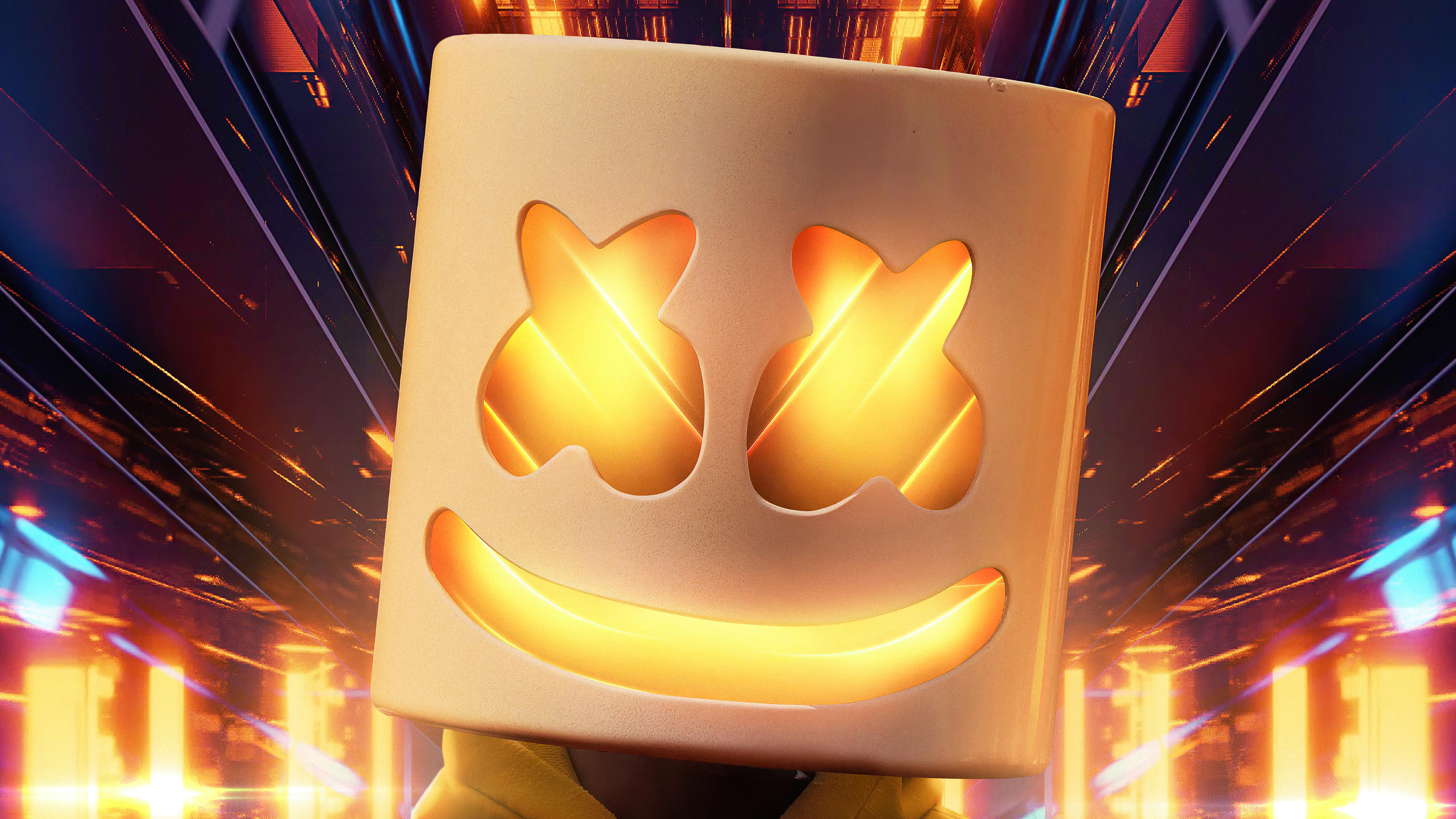 3840x2160 Gold Marshmello 4k HD 4k Wallpaper, Image, Background, Photo and Picture
