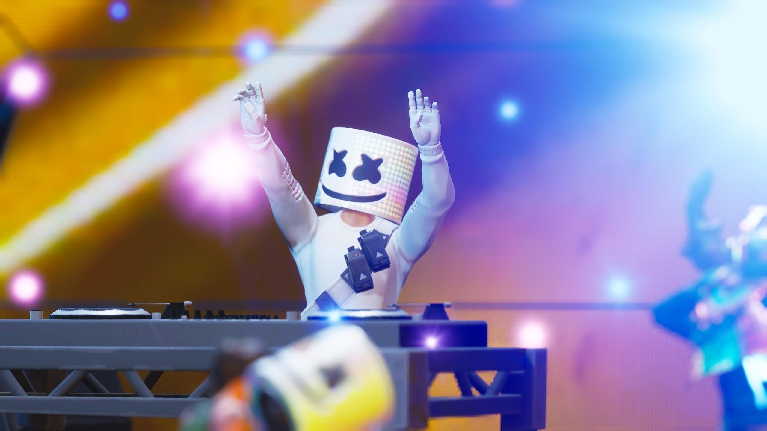 2560x1440 Marshmello 4K Wallpaper Free HD Wallpaper