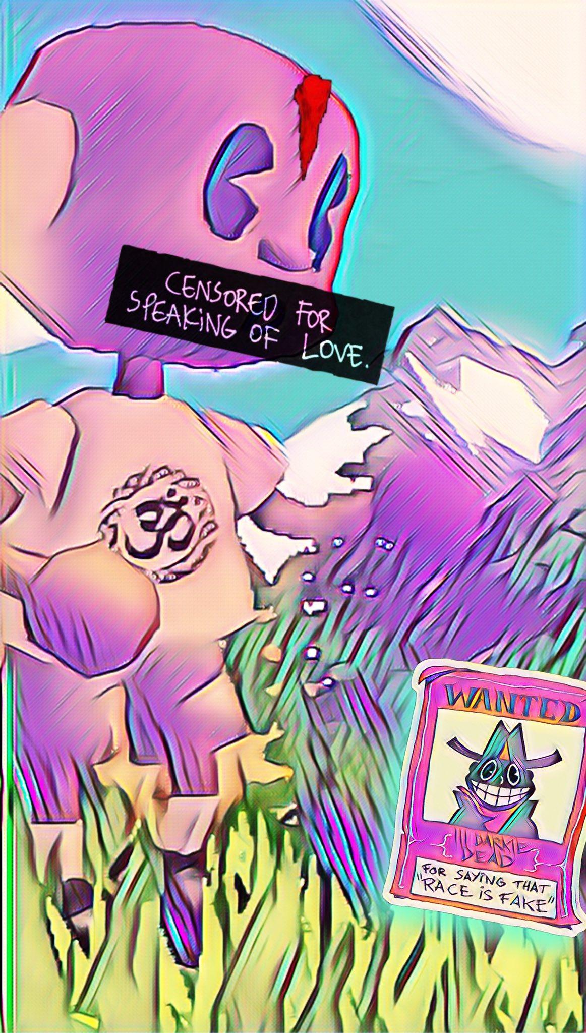 1162x2048 on Twitter: ahaha i made lil darkie wallpaper or whatever the f*ck